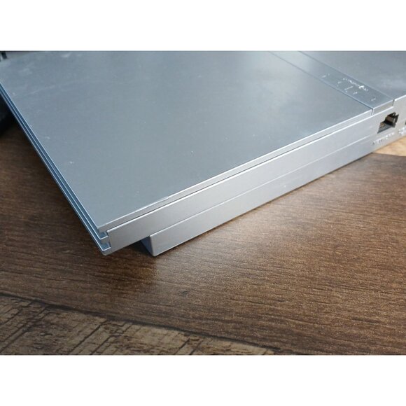 Sony PS2 Slim SCPH-79001 Silver Console Bundle Controller Cables Tested - Picture 12 of 16